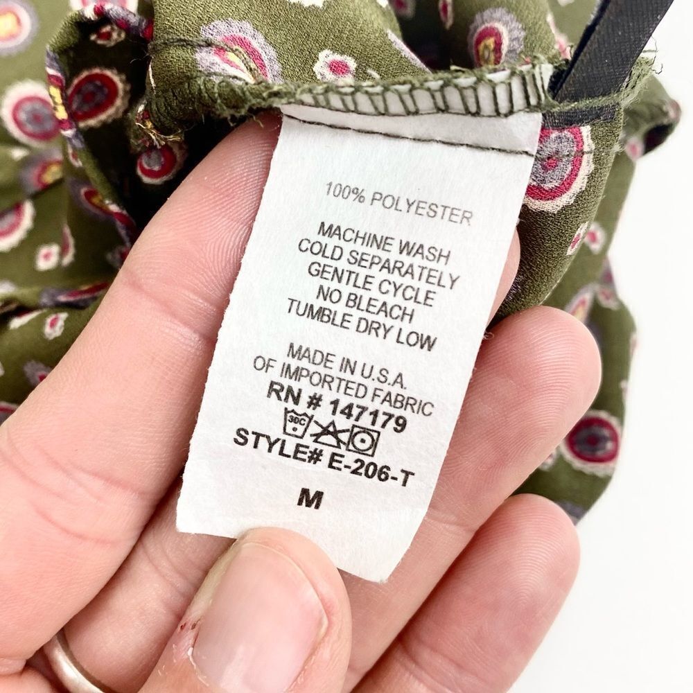 Allison Joy Evereve pattern tank blouse M - Picture 5 of 8